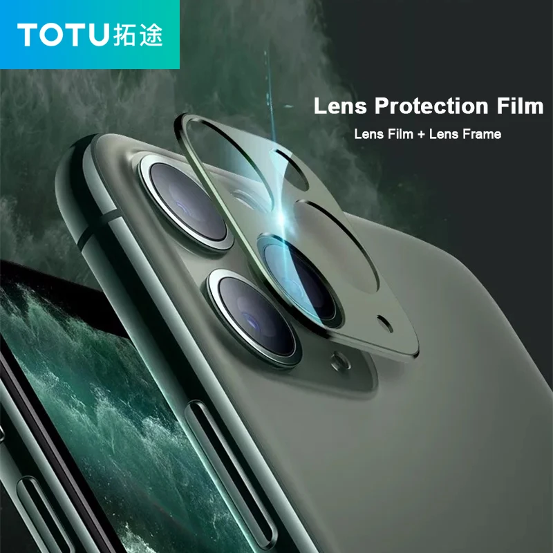 TOTU защита для экрана камеры для iPhone 11 Pro Max защита задней линзы стекло на iPhone 11 Закаленное стекло пленка аксессуары Новинка
