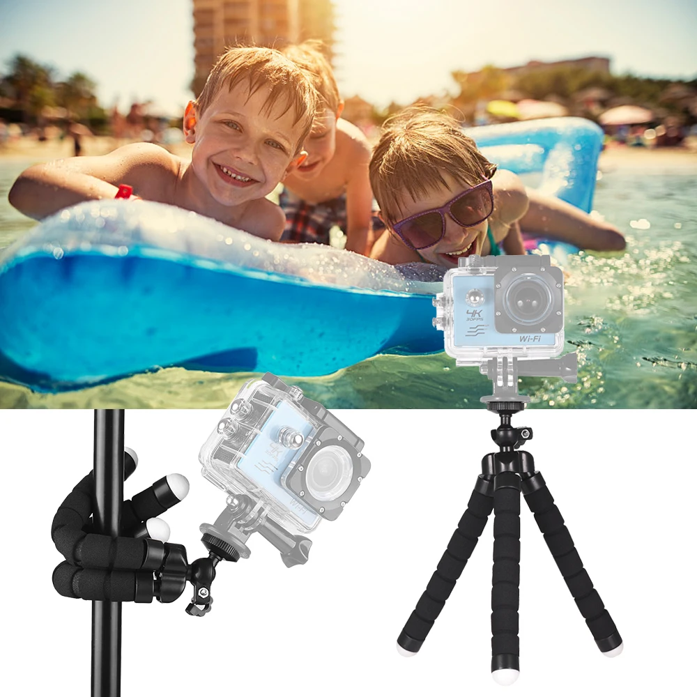 Andoer 18 в 1 Аксессуары для GoPro Xiaomi Yi для AKASO SJCAM Apeman Dragon Touch аксессуары для спортивной экшн-камеры