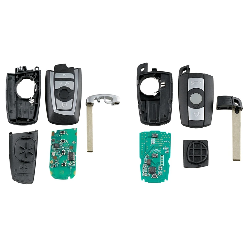 Интеллектуальный Автомобильный ключ дистанционного управления 3 кнопки для Bmw 3/5
