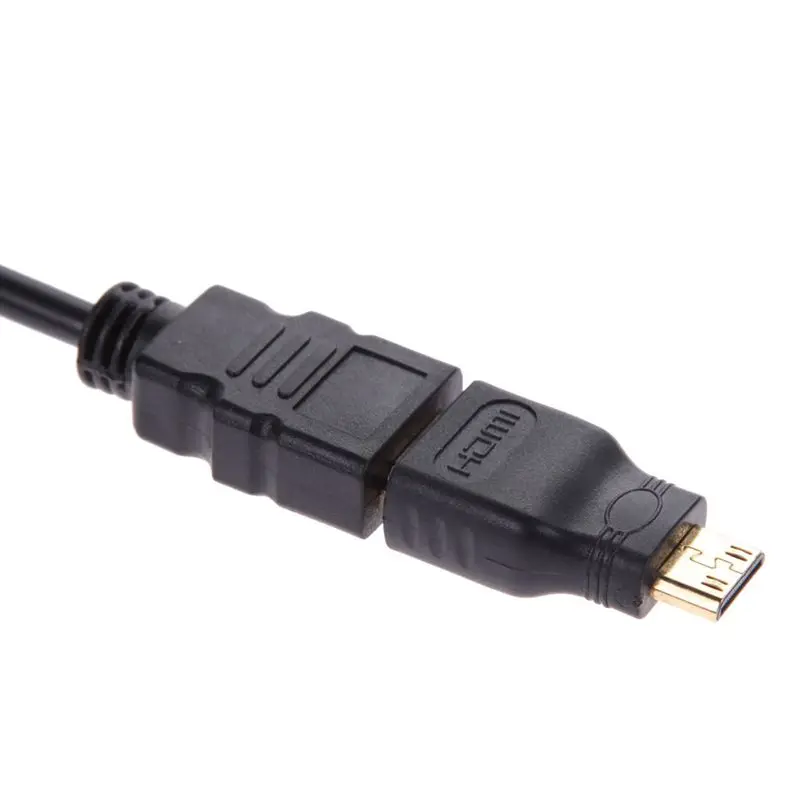 1080P Micro-HDMI/Mini HDMI/HDMI в VGA конвертер адаптер с аудио-видео кабель