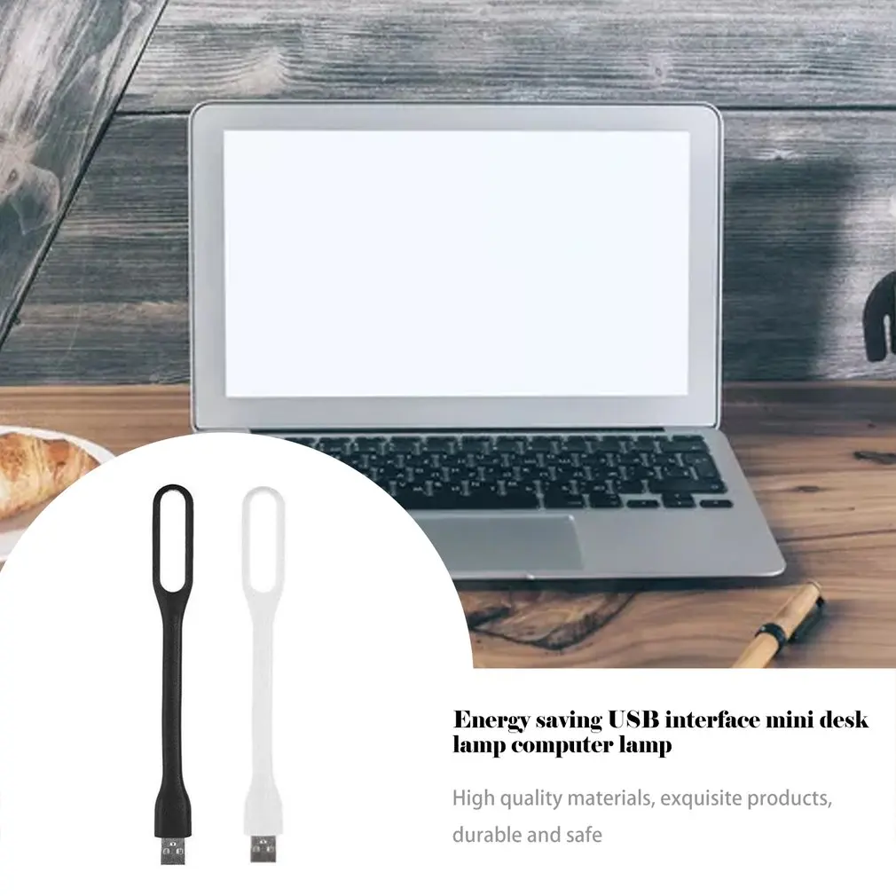 2 шт. мини творческий Usb Настольный светодиодный светильник гибкий складной Usb Светодиодная лампа Мощность 5V 1,2 W для мобильных устройств Мощность для портативного компьютера
