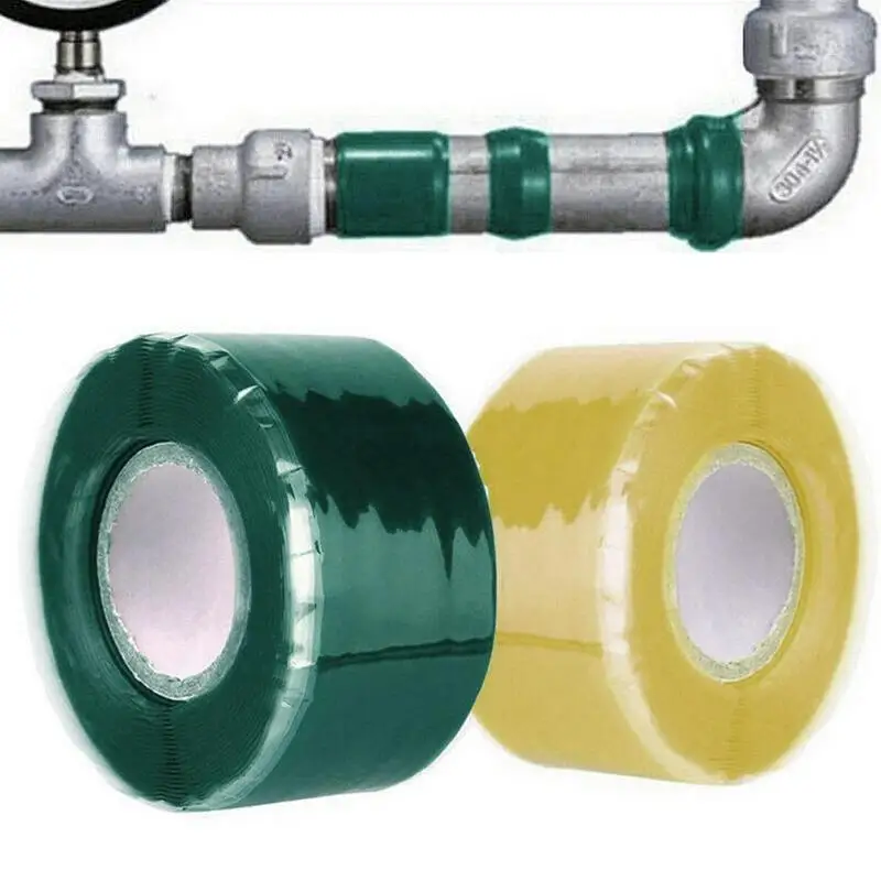 1.5m High pressure Insulating Silicone Pipe Repair Tape Silicone Rubber Waterproof Adhesive Rescue Self-adhesive Repair Tape