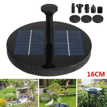 

1pc Solar Water Fountain Outdoor Water Fountain Pump Garden Decorations Bird Bath Pond Pools Solar Fountain