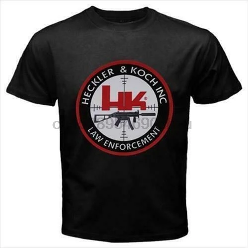 Новинка HK Heckler Koch черная футболка для S-5XL мужчин и женщин | Мужская одежда
