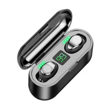 

F9-5 Wireless 5.0 Binaural Headset With Power Display And Digital Display Touch Bilateral Stereo Call Function