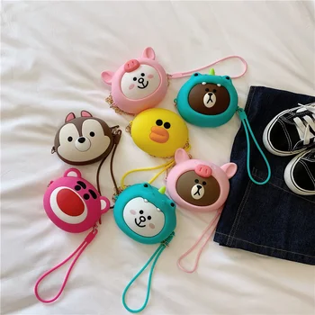 

Fashion Messenger Bags for Women Silicone Style Luxury Shoulder Bag Children Crossbody Bag for Girl Cartoon Style Children Bags