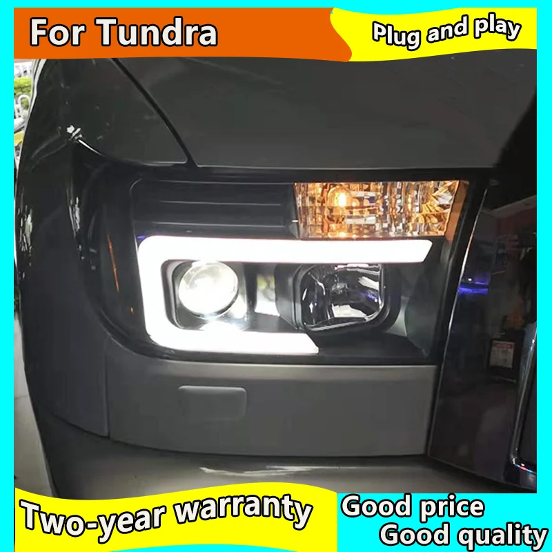 

Head Lamp for Toyota Tundra 2007-2013 LED Headlights For Sequoia LED Headlight bi- Xenon LED DRL 07-13 Headlight assembly