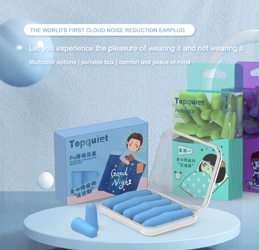 Bouchons D'Oreille Piscine Putty Buddies - Silicone Mou, Confortable, Pour Enfants Et Adultes - 10 Paires Couleurs Vives