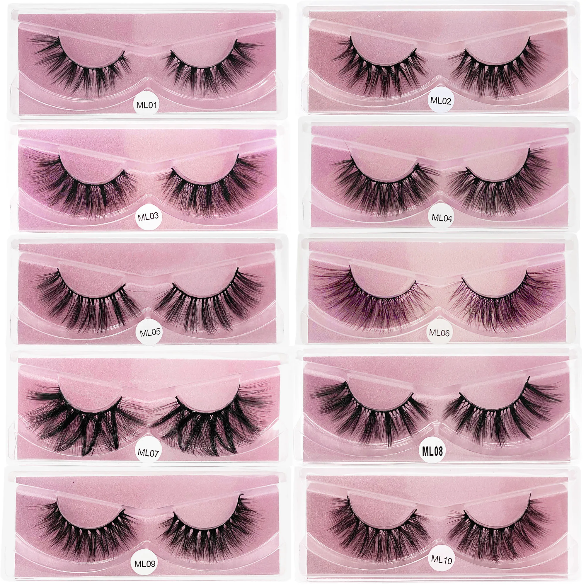 

Eyelashes Wholesale Bulk 3D Mink Lashes Natural False Eyelashes Wholesale Bulk Makeup Lash Extension Supplies