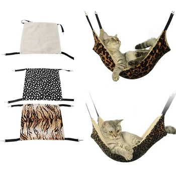 

Pet Kitten Cat Hammock Removable Hanging Soft Bed Cages Small Dog Bed Cover Bag Blankets For Chair Kitty Rat Pets Swing