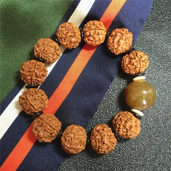 

New Nepal 18mm Vajra Bodhi Bracelet Five Petal Bodhi Bracelet Men's Bead Bracelet