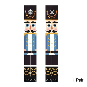 

Blue Knights Flag for Christmas Walnut Soldier Curtain Suitable for Shopping Malls House Door Decoration #