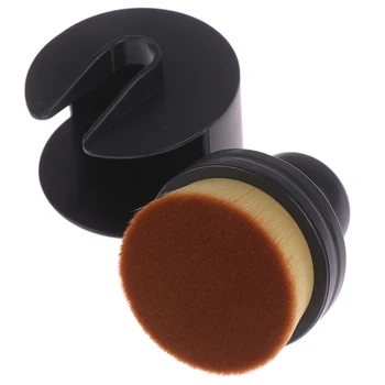 

1PCS Flat Round Makeup Brush O-Shape Signet-Shape Portable Makeup Beauty Tool Large Foundation Brush Cream Powder Make Up Tool