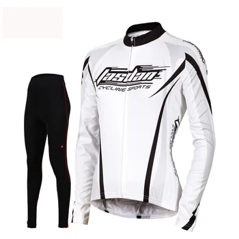 

Women's Long Sleeve Cycling Jersey Sets Breathable Riding Clothes Outdoor Riding Bike Cycling Clothings Quick Dry UV Protection