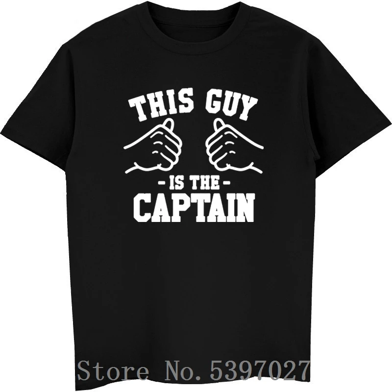Футболка с надписью This Guy Is The Captain идеи для подарка на лодках него одежда папы