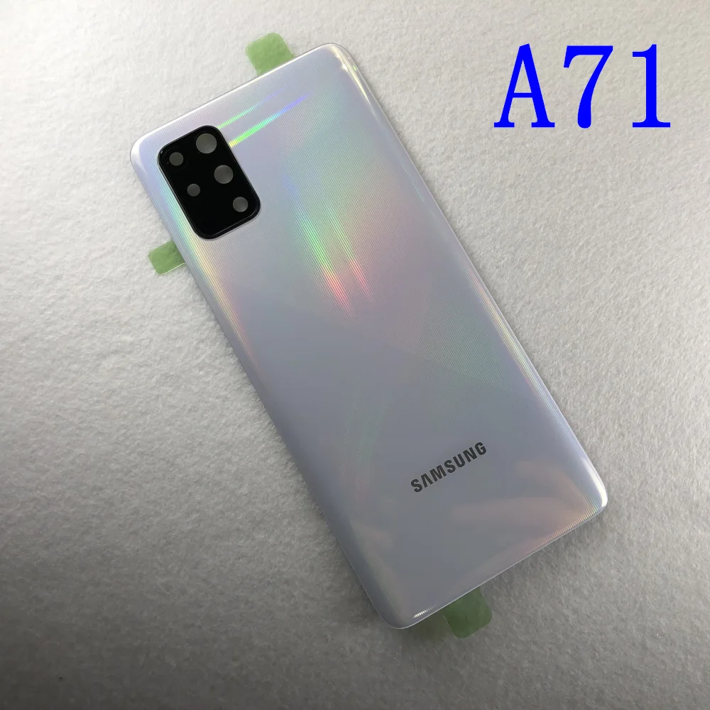 mobile frame photo For Samsung Galaxy A31 A41 A51 A71 2020 Battery Back Cover Door Housing Replacement Repair Parts + Ear Camera Glass Lens Frame waterproof phone housing Housings & Frames