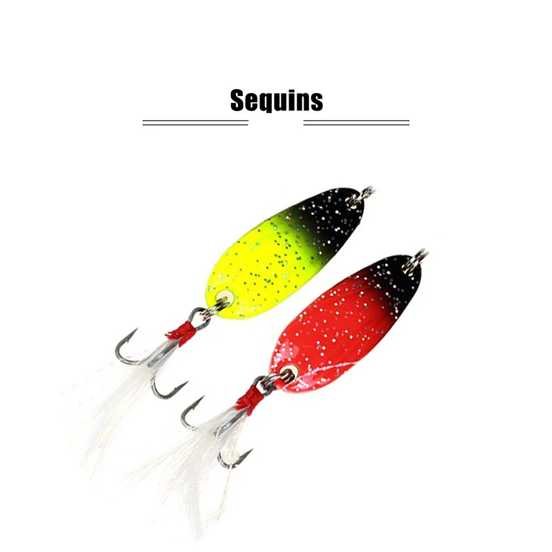 Thekuai 1pcs Fishing Lure Spinnerbait Bass Trout Salmon Hard Metal Spinner Baits | Спорт и развлечения