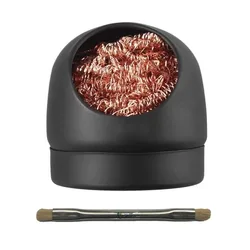 Éponge de nettoyage pour pointes de fer à souder, boule de nettoyage, résiste aux hautes températures, pour Station de soudage et brosse à double tête 