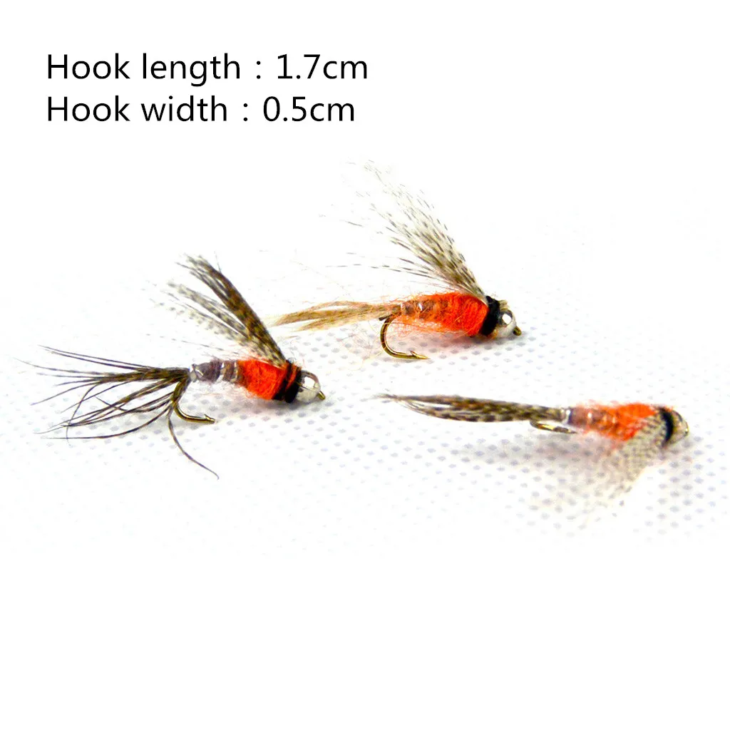 40pcs Dry Flies Fly Fishing Flies Kit Bass Salmon Trout Flies Floating Assortment with Fly Box for Freshwater and Saltwater