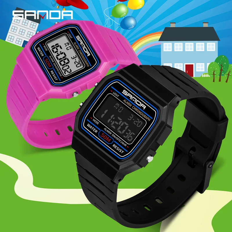 

Kids Digital Watches Waterproof Children Boy LED Luminous Alarm Date Sports Wrist Watch Casual Boys Girl Watches Child Gift 2019