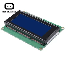 ЖК-дисплей модуль Дисплей монитор 1602 5V синий Экран и белый код с акриловый чехол держатель