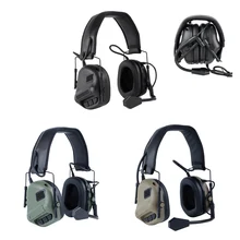 

Tactical Headphones High Qulity Tactical Headset Noise Reduction Communication For Walkie-talkie Air Paintball CS War Game