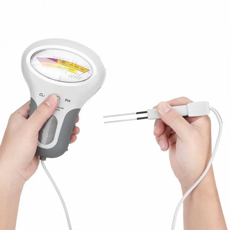 1 шт. профессиональный тестер качества воды рН метр хлора детектор для бассейна