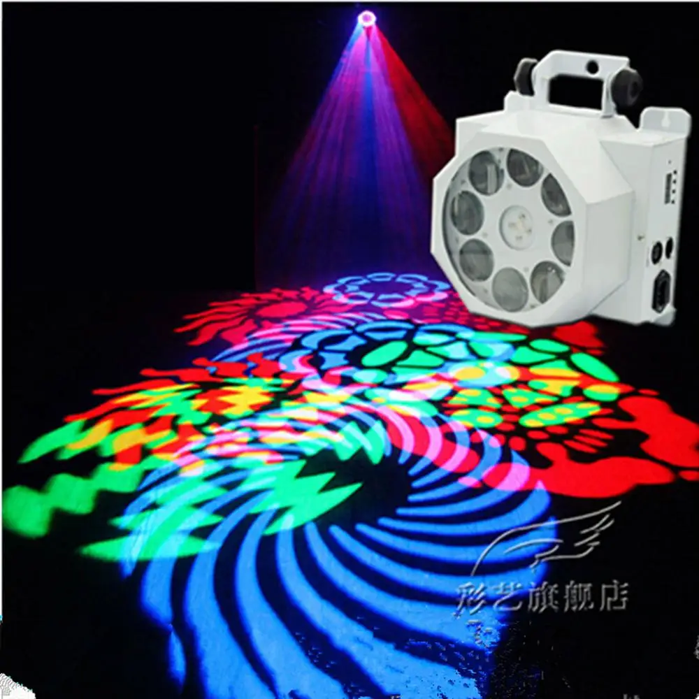 

8 Eyes Pattern Light RGBW Mix color LED 40W spots Light DMX Stage 8 Channels Mini LED Moving lights LED RGBW DJ Mini LED Spot