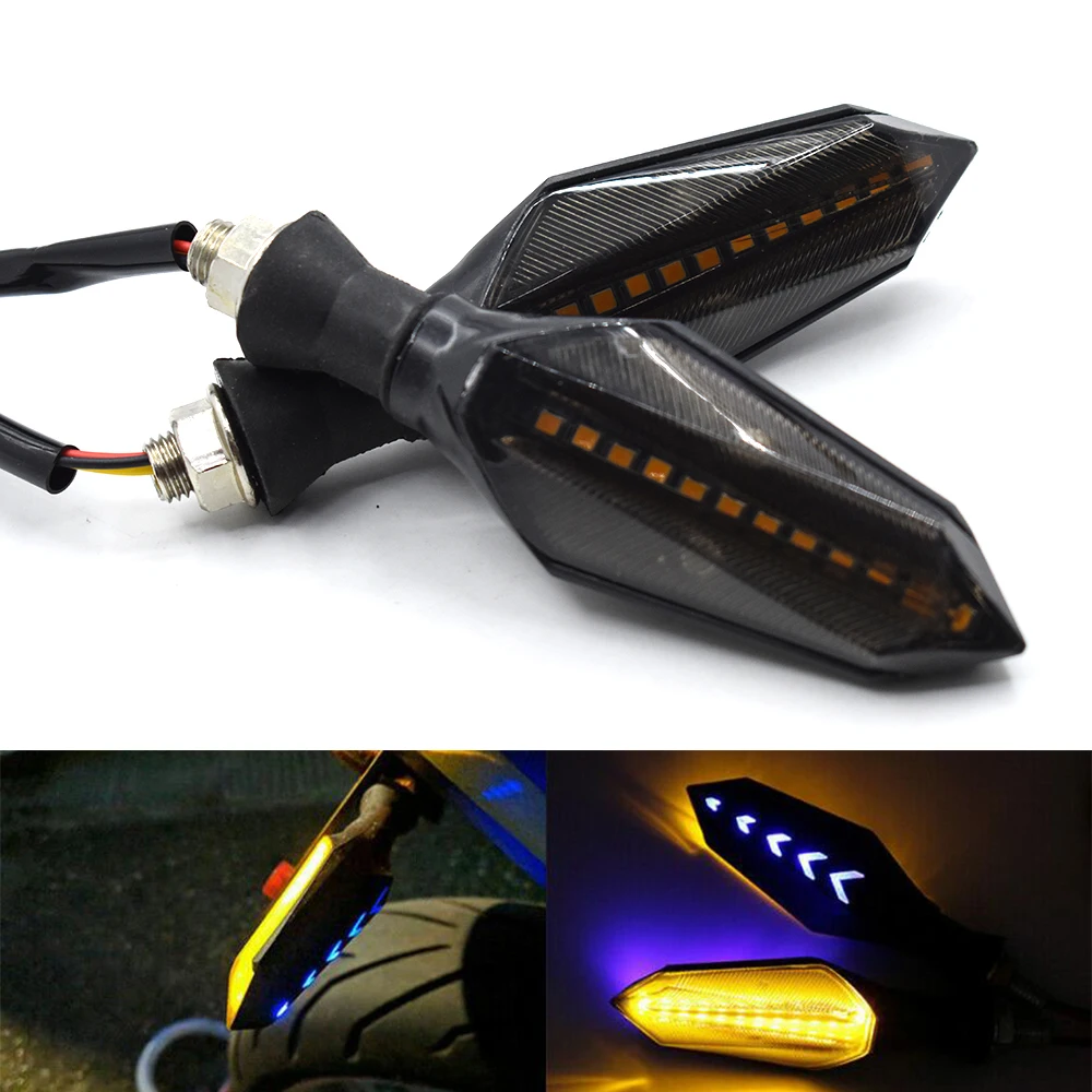 2pc Motorcycle Turn Signal Lights Tail high quality LED Lamp For Yamaha FZ6 FAZER FZ6R FZ8 FZ1 FAZE XJ6 DIVERSION |