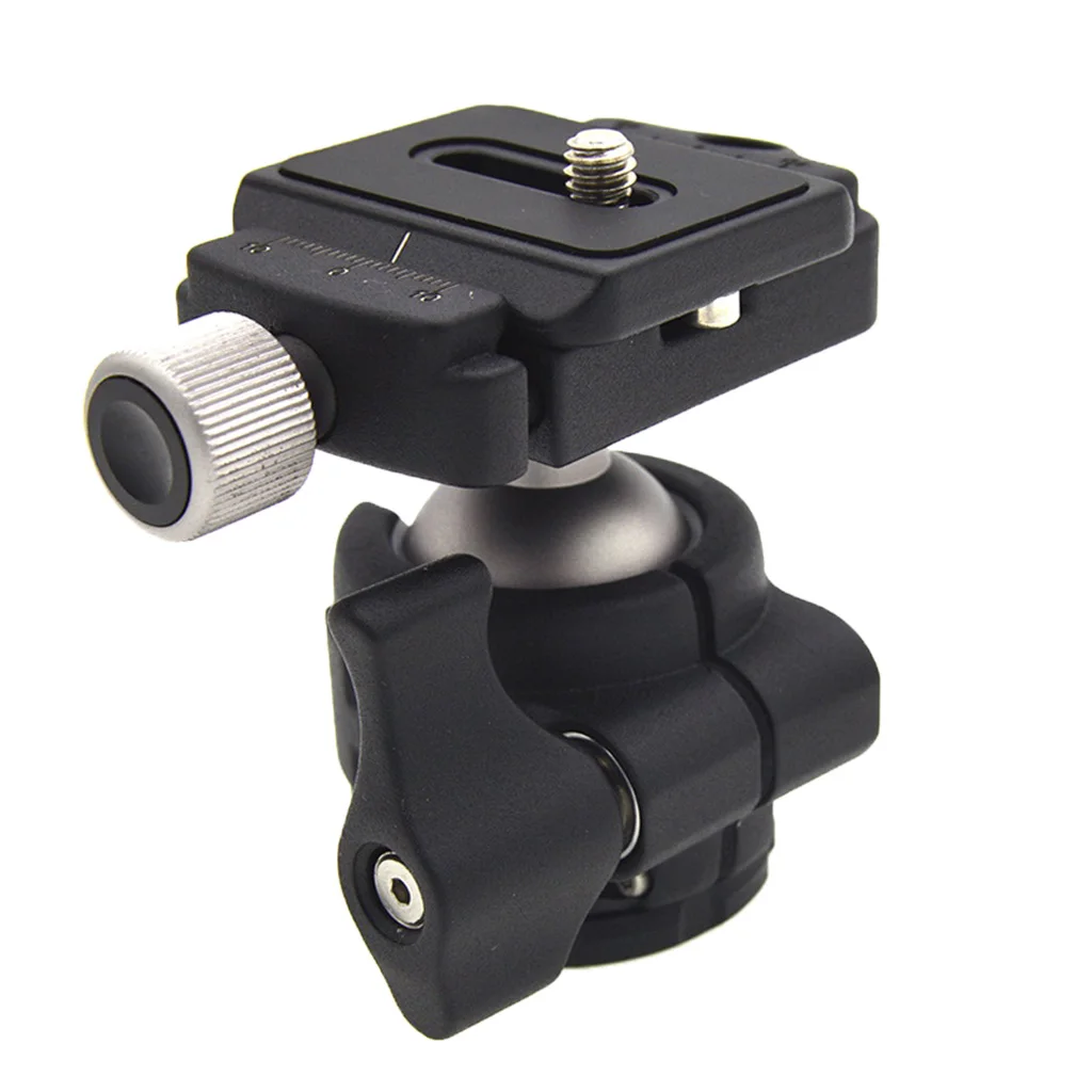 LC-28 28mm Low Center Of Gravity Mini Tripod Ball Head for Digital Cameras Max Load Capacity 20Kg