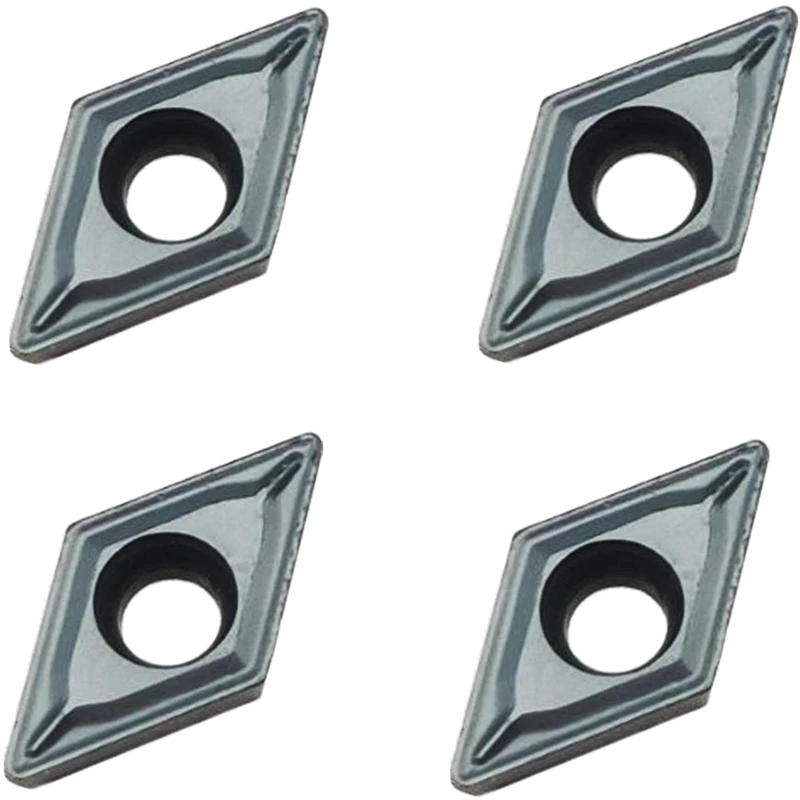

4 Piece 1/2 Inch Mini Lathe Indexable Turning Tool Holder Bit Set with 4PCS DCMT21.51 Indexable Turning Insert