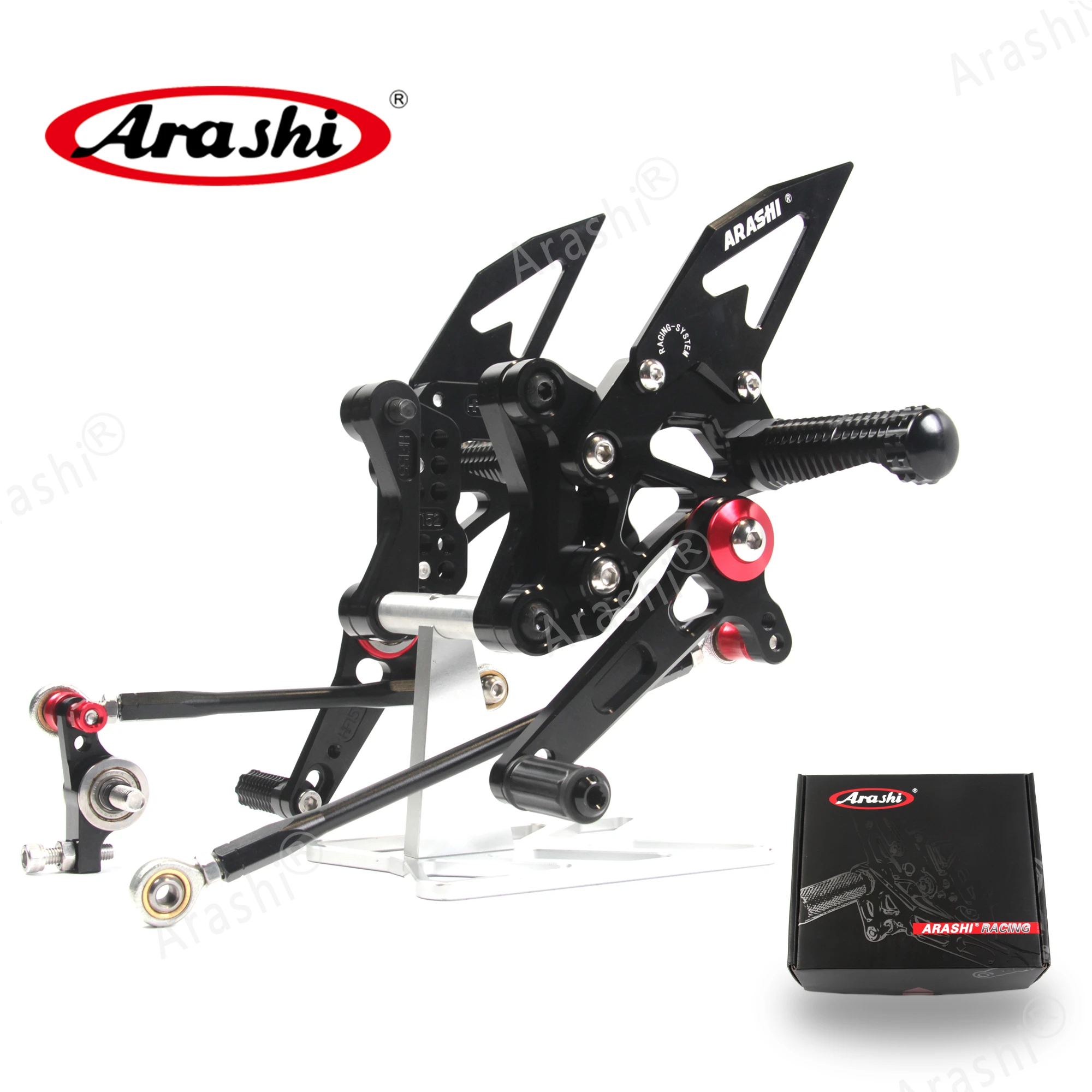 Араши для DUCATI 848 2011-2013 CNC Регулируемые задние комплекты подножки подножка мотоциклиста 848 EVO 2011 2012 2013 1098 1098S