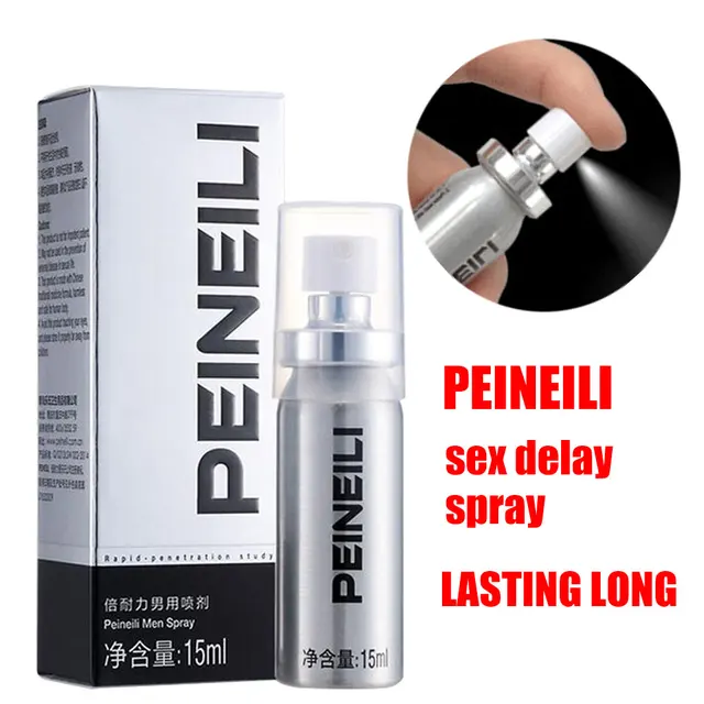 Peineili-Spray retardante sexual para hombres, píldoras para agrandar el pene, uso externo, antieyaculación prematuro, 60 minutos de duración, 5 uds. 3