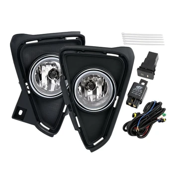 

Car Clear Bumper Fog Light with H16 Bulbs for Toyota RAV4 2016-2017