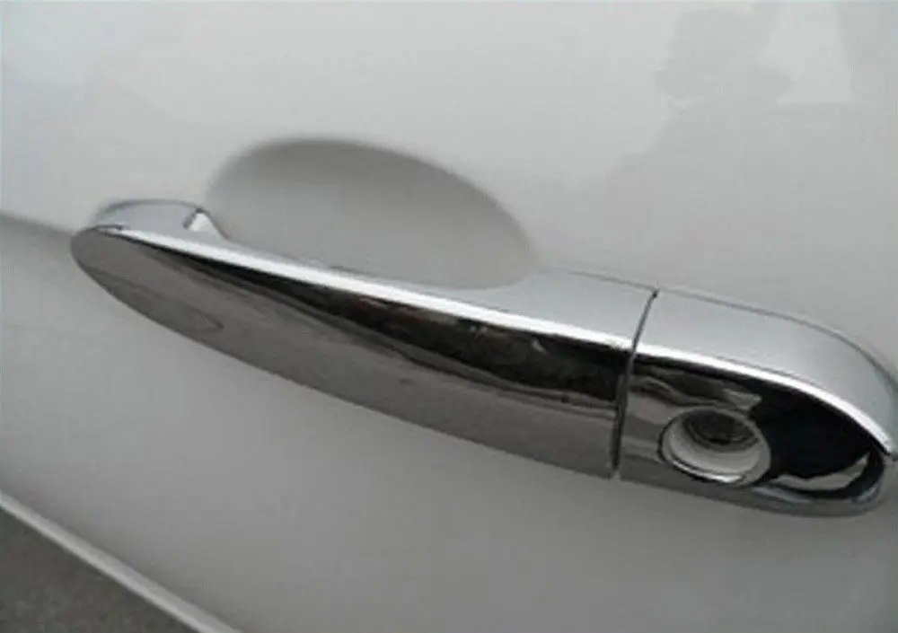 ABS хромированный боковой протектор дверной ручки Накладка для Toyota Vios Yaris 2008-2012