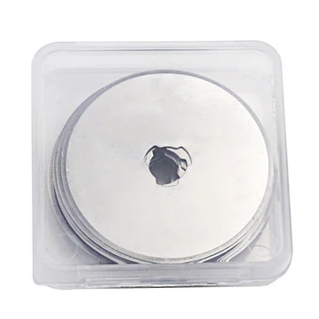

10pcs 45mm Rotary Cutter Round Blades Cut Hand Held Scrapbooking Replacement Spare Blades with Box Power Tools Accessories