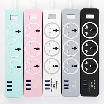 

USB Power strip plug USB universal socket with EU UK AU US Adapter Multi plug Power strip