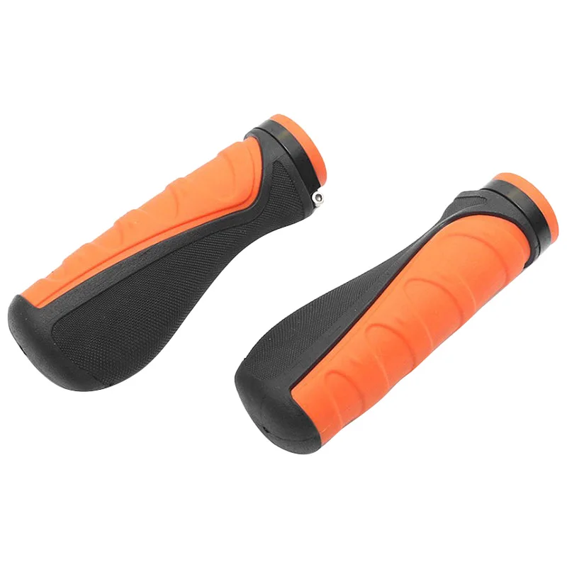 1 Pair Bike Handlebar Grip Rubber Handlebar Grips Anti Slip Bike Grips