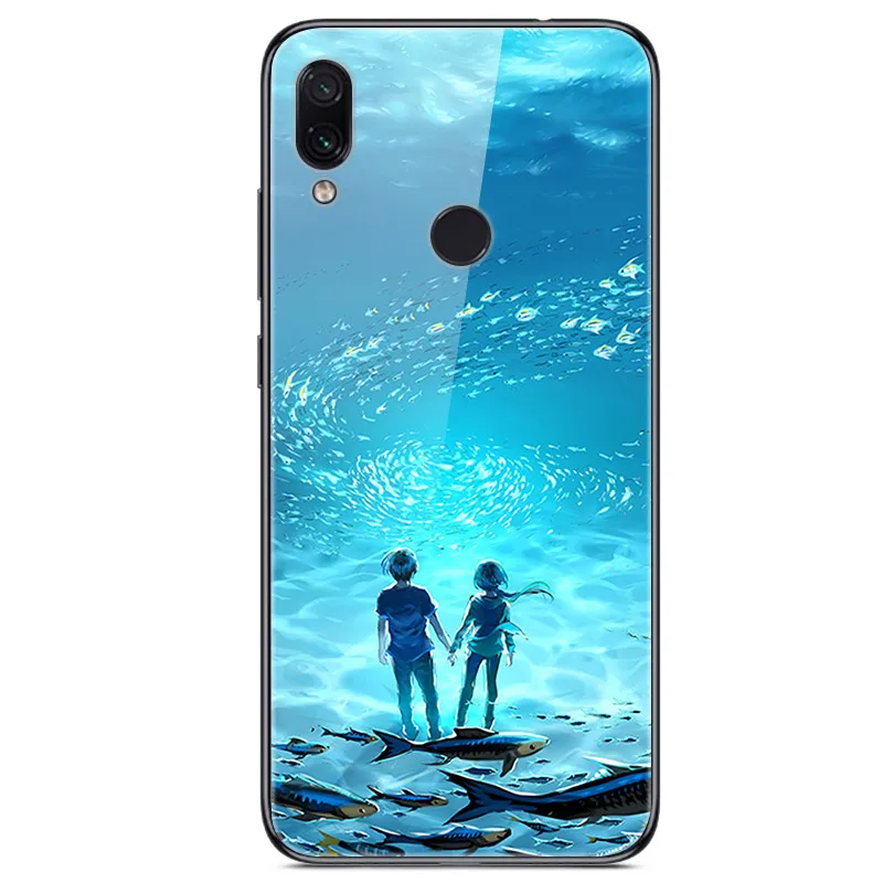 52 Чехол из закаленного стекла для Xiaomi Redmi Note 5, чехол с изображением планеты космос, стеклянный чехол на заднюю панель для Xiomi Redmi Note 5 Pro Redmi note5, 64 ГБ, 32 ГБ - Цвет: 52