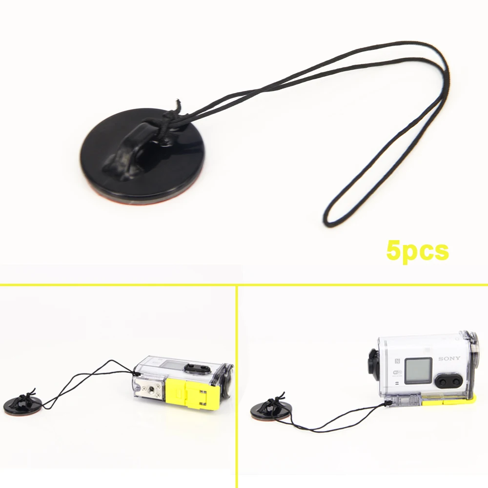 5 Pz/Lotto Di Assicurazione Tether Cinghie Kit Di Montaggio Per Sony Rx0 Fdr X3000 X1000 Hdr As300V 200 V 100V 50V Az1 Action Cam Accessori