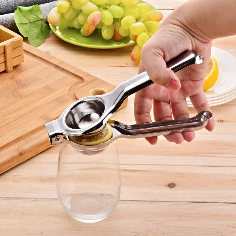 Кухонные инструменты, соковыжималка для лимона из нержавеющей стали, соковыжималка для фруктового сока, перемычки с быстрой ручкой, многофункциональный инструмент Wy114058