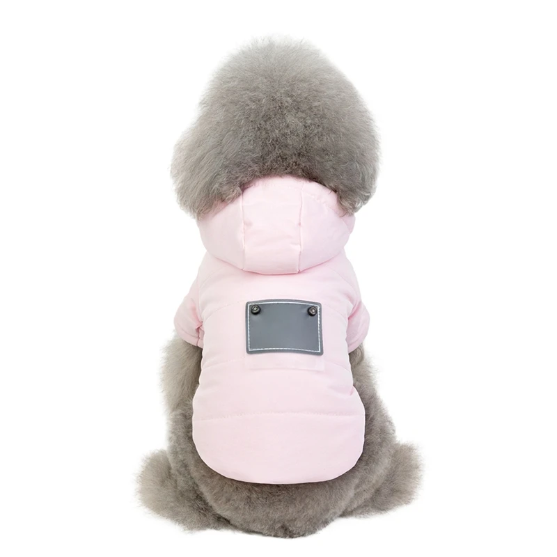 Одежда для маленьких собак, зимняя одежда для собак, пальто с капюшоном, куртки, чихуахуа, мопс, наряды, одежда для щенков, кошек, товары для домашних животных