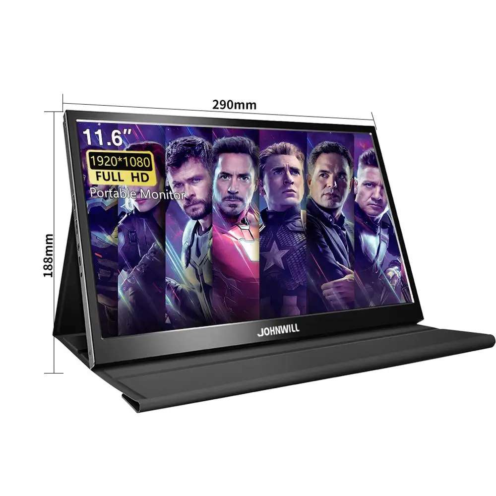 Новый 11 6 дюймов игровой Порты и разъёмы в состоянии монитор 1920*1080 USB мини HDMI для PS5