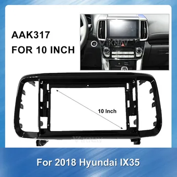 

9 inch 2Din Car DVD Frame Audio Fitting For HYUNDAI IX35 2018 Dash Mount Installation Surround Trim Frame