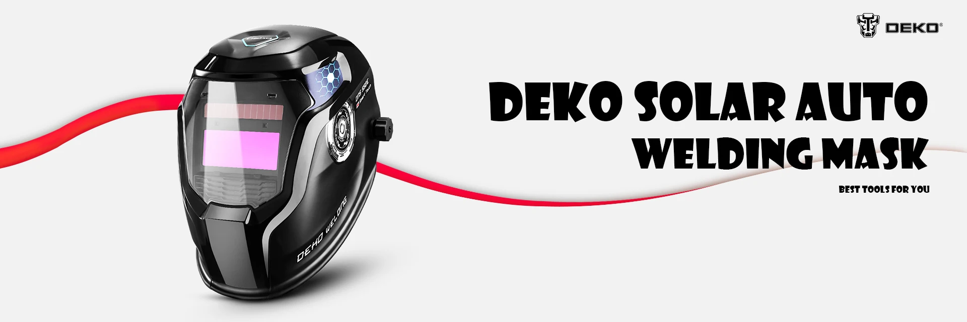 DEKO череп Солнечная Авто Затемнение регулируемый диапазон 4/9-13 MIG MMA электрическая Сварочная маска шлем сварочные линзы для сварочного аппарата