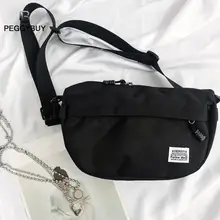Модная Водонепроницаемая большая поясная сумка женская вместительная черная Поясная Сумка Большая вместительная оксфордская нагрудная сумка через плечо Прямая поставка