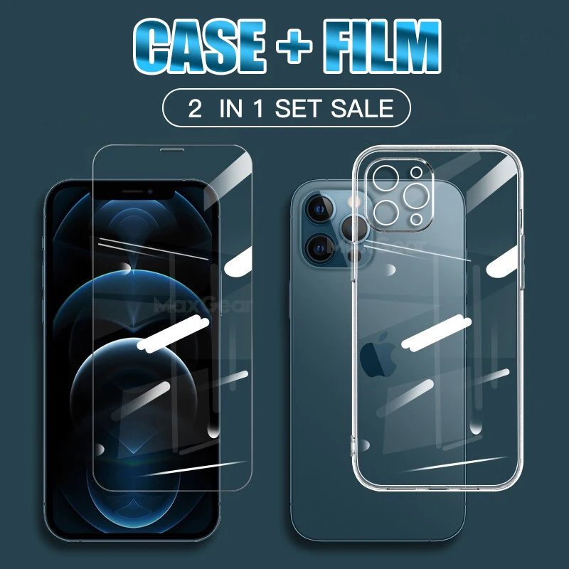 tempered glass case for iPhone 12 Mini