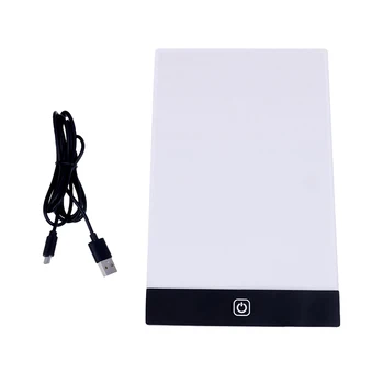 Skup Ultra Thin A5 LED Tablet Graficzny Tablet Graficzny Tablica Do Pisania Podświetlana Tablica Tracing Tablet Do Rysowania Diamentowe Malowanie Haft Narzędzia