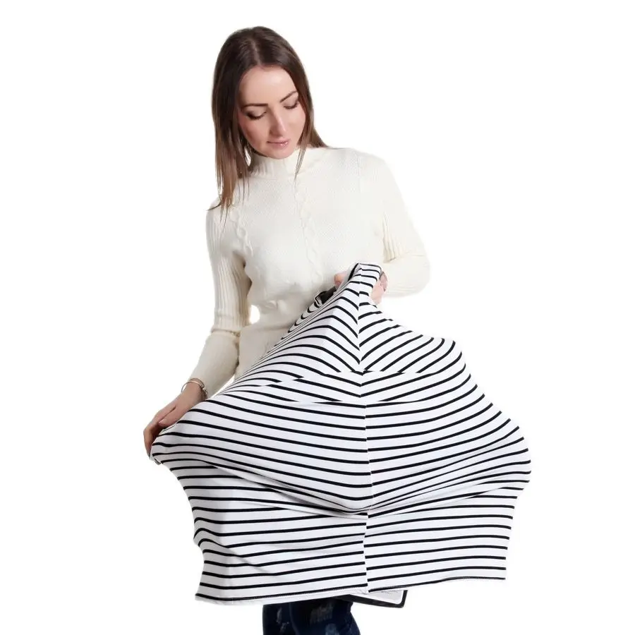 Baby Nursing Cover Nursing Poncho Multi Use Cover for Baby Car Seat Canopy Shopping Cart Stroller Gift For Boys Girls