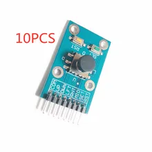 10 шт. пятинаправленная навигационная Кнопка Модуль Diy электронная плата PCB MCU AVR игра 5D Рокер Джойстик независимый для Arduino